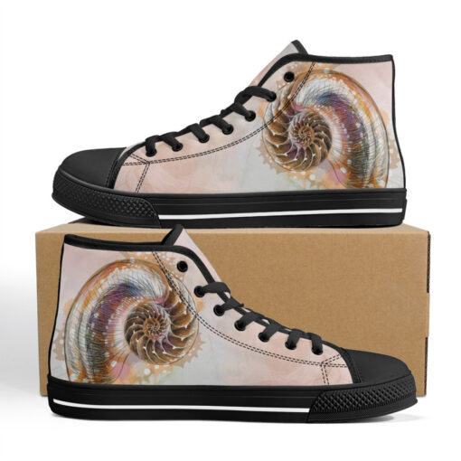 Nautilus Shell High-Top Shoes