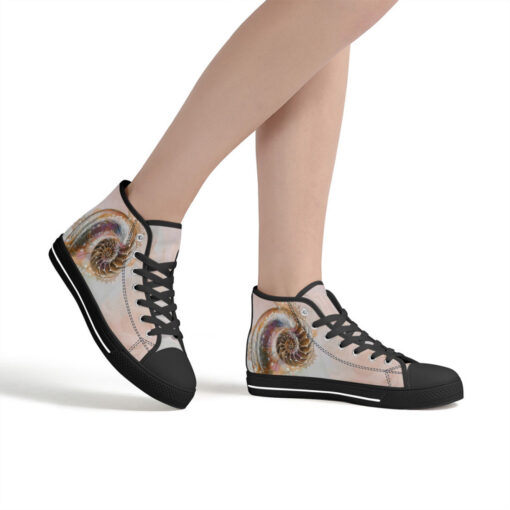 Nautilus Shell High-Top Shoes - Image 7