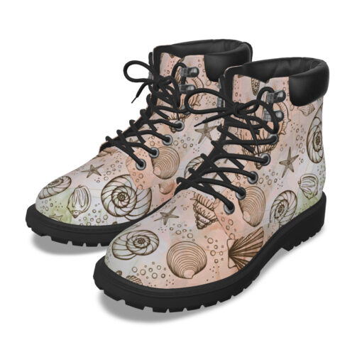 Seashells And Starfish Classic Boots - Image 2