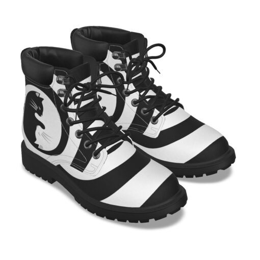 Yin Yang Cats Spiral Classic Boots - Image 6