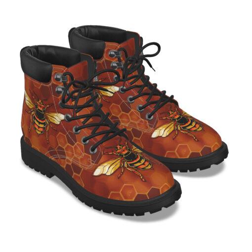 Bee Hexagons Classic Boots - Image 6