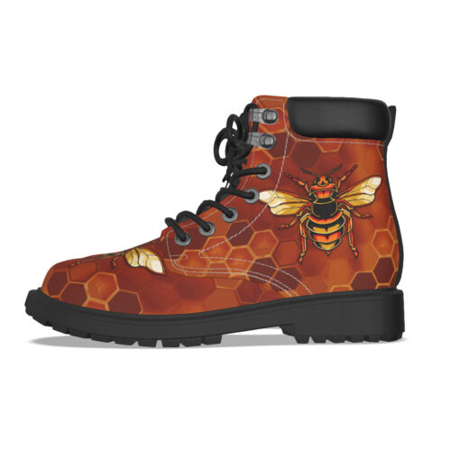 Bee Hexagons Classic Boots - Image 3