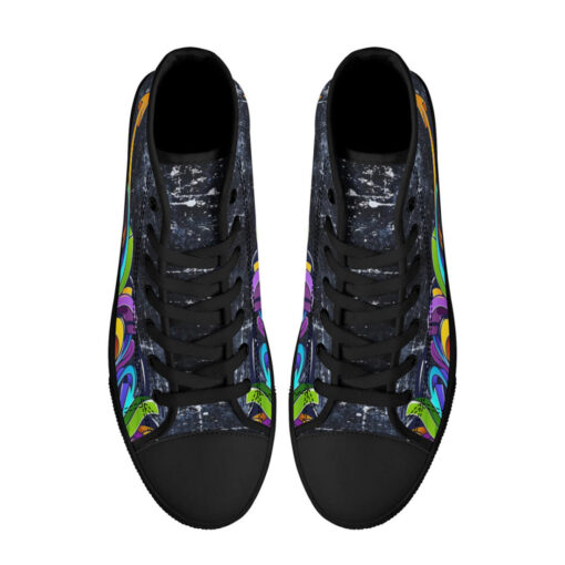 Graffiti Arrows High-Top Shoes - Image 3