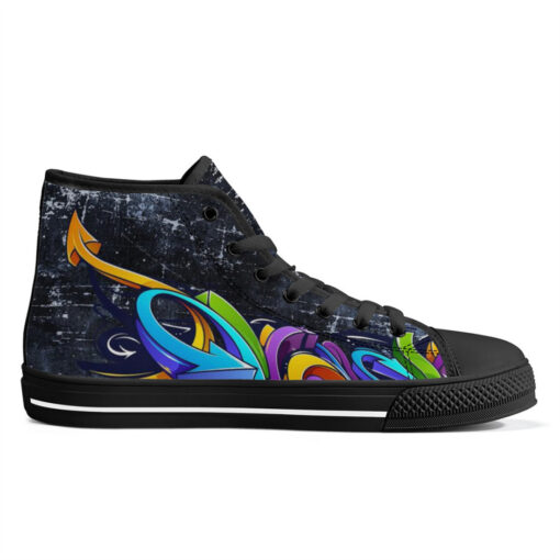 Graffiti Arrows High-Top Shoes - Image 5