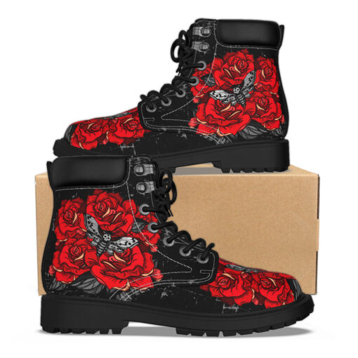 Dead Head Moth Over Roses Classic Boots