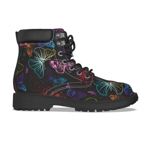 Colorful Butterflies Classic Boots - Image 5