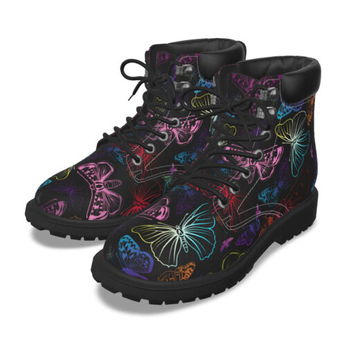 Colorful Butterflies Classic Boots - Image 2