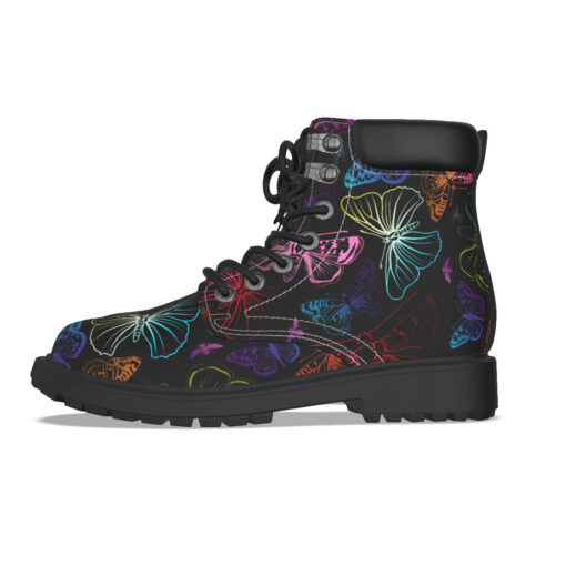 Colorful Butterflies Classic Boots - Image 3