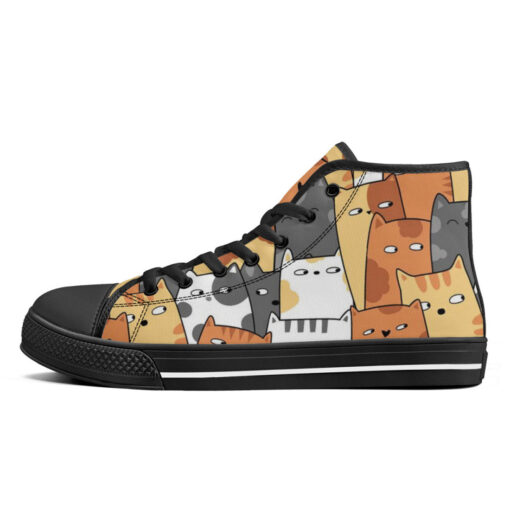 Cute Kittens High-Top Shoes - Image 4