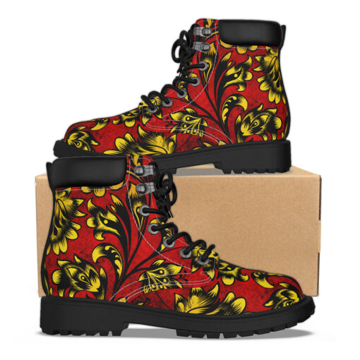 Floral Khokhloma Classic Boots