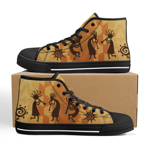 Kokopelli Figures High-Top Shoes