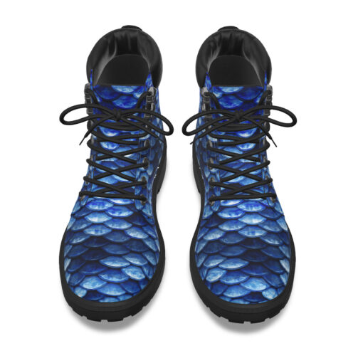 Blue Fish Scales Classic Boots - Image 7