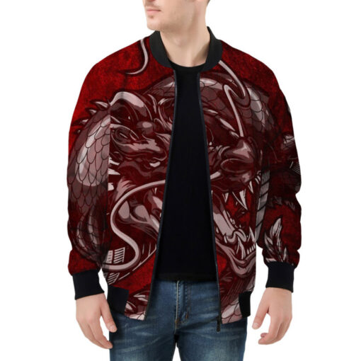 Vintage Asian Dragon Bomber Jacket