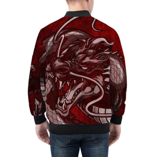 Vintage Asian Dragon Bomber Jacket - Image 3