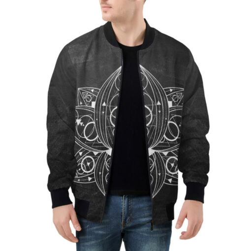 Lotus Flower Bomber Jacket