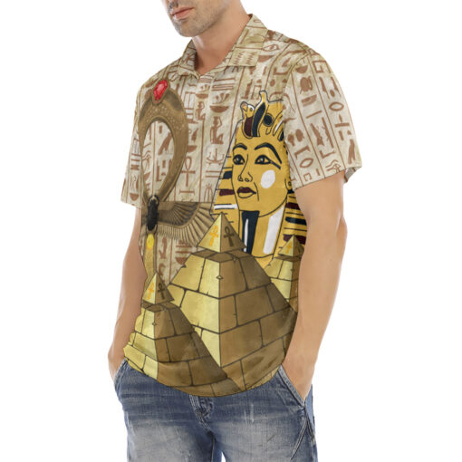 Ancient Egypt Pharaoh Velvet Polo Shirt