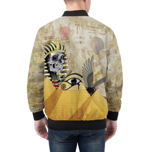 Egypt Skull Pharaoh Bomber Jacket - Image 3