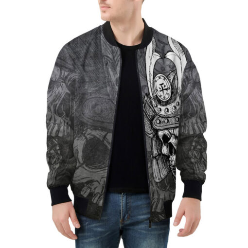 Samurai Skull Bomber Jacket