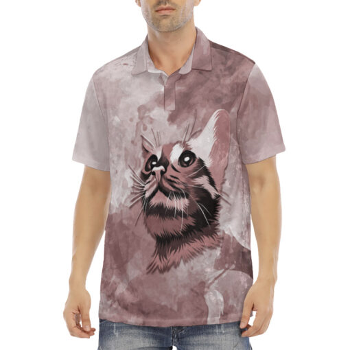 Oriental Cat Muzzle Polo Shirt - Image 2