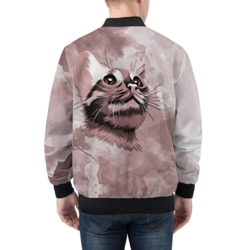 Oriental Cat Muzzle Bomber Jacket - Image 3