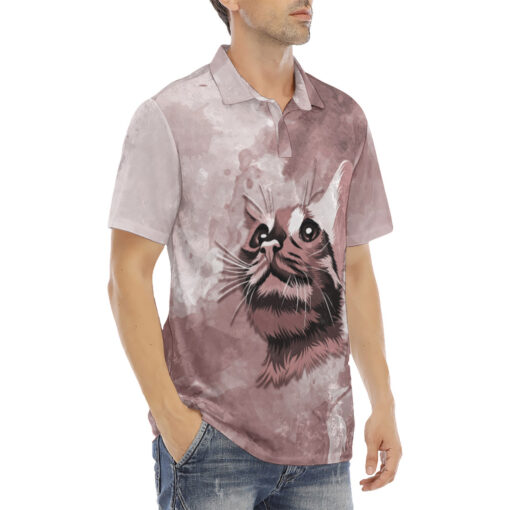 Oriental Cat Muzzle Polo Shirt - Image 3