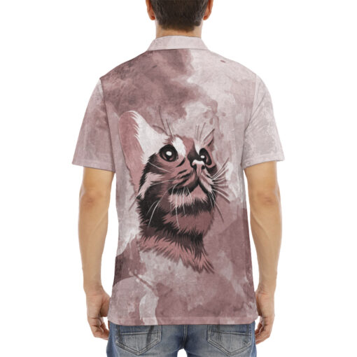 Oriental Cat Muzzle Polo Shirt - Image 4