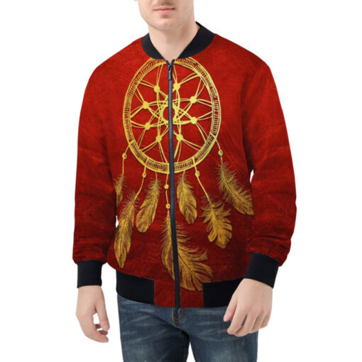 Dream Catcher Mandala Bomber Jacket - Image 2