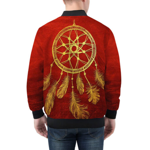 Dream Catcher Mandala Bomber Jacket - Image 3