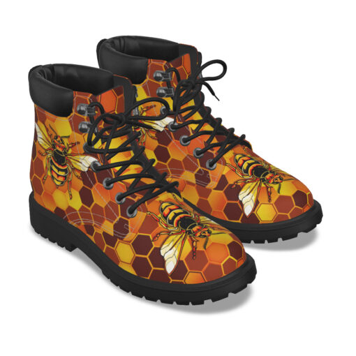 Bees Honeycomb Classic Boots - Image 6