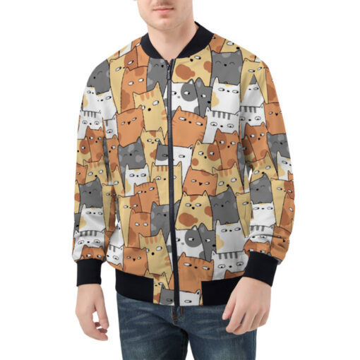 Cute Kittens Bomber Jacket - Image 2