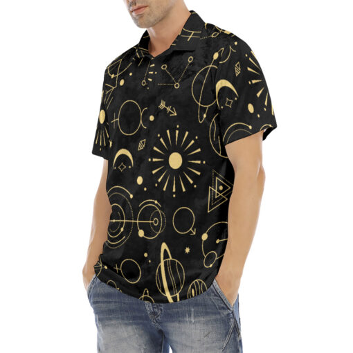 Magic Symbols Velvet Polo Shirt