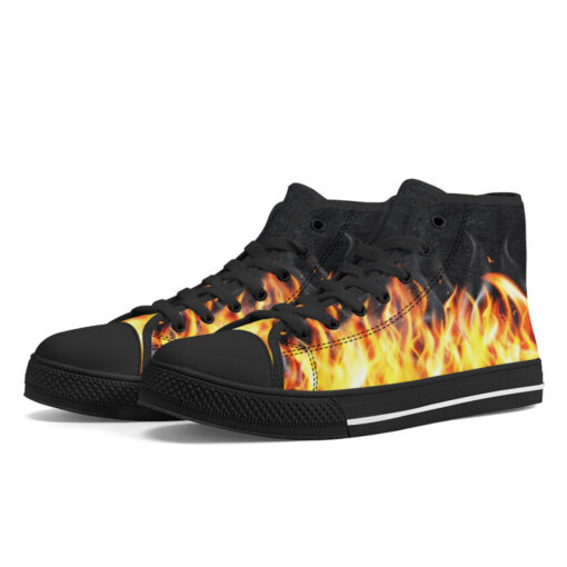 Fire Smoke High-Top Shoes - Image 2