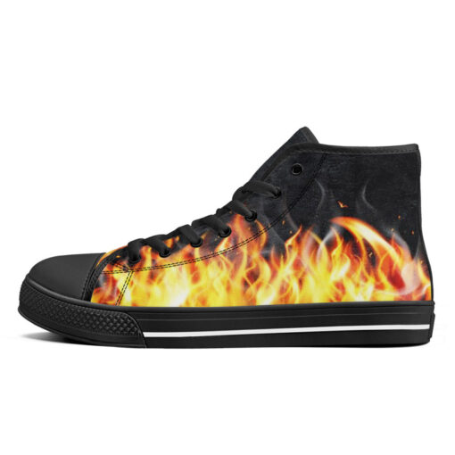 Fire Smoke High-Top Shoes - Image 4