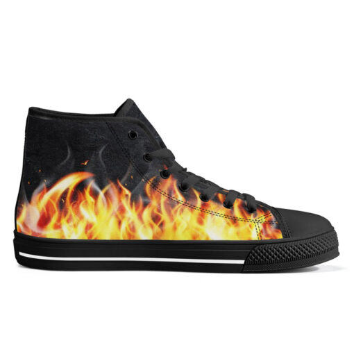 Fire Smoke High-Top Shoes - Image 5