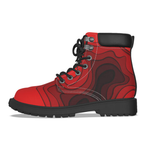 Red Waves Classic Boots - Image 3