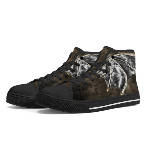 Realistic Dragon Wings High-Top Shoes - Image 2