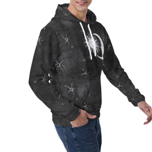 Boho Sun And Moon Men's Hoodie - Image 2