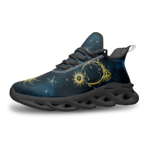 Esoteric Sun Crescent Moon Sports Shoes