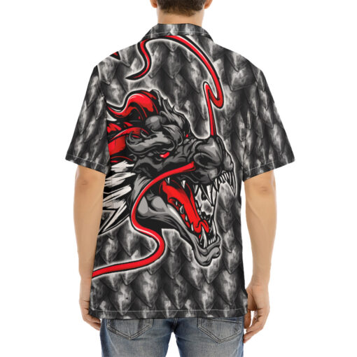 Fantasy Dragon Head Hawaiian Shirt - Image 4