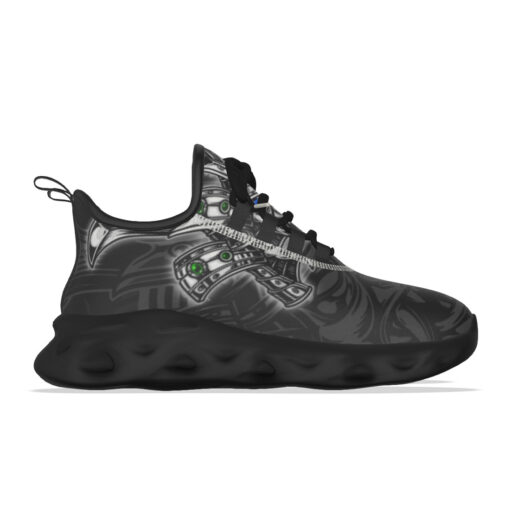 Scary Samurai Warrior Mask Sports Shoes - Image 6