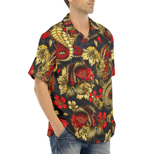 Vintage Japanese Fantasy Hawaiian Shirt - Image 2