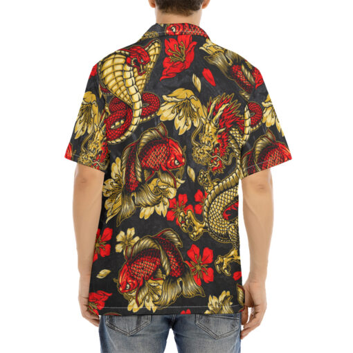 Vintage Japanese Fantasy Hawaiian Shirt - Image 4