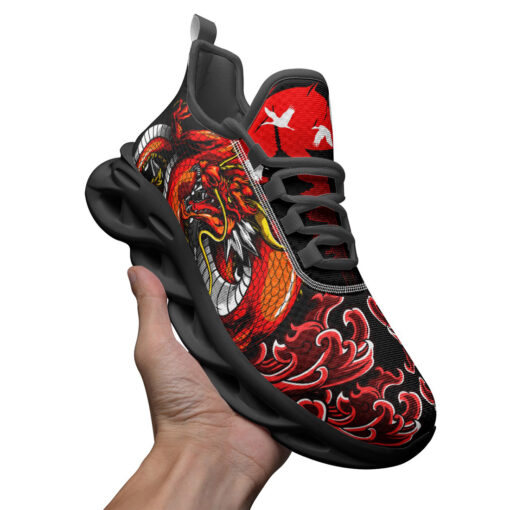 Japanese Red Dragon Sports Shoes - Image 3