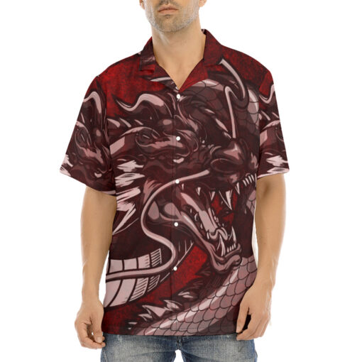 Vintage Asian Dragon Hawaiian Shirt