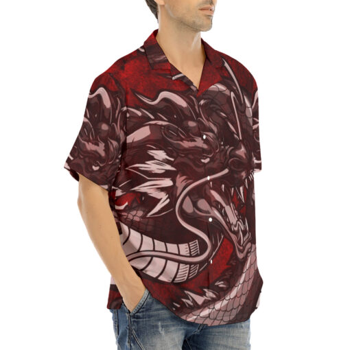 Vintage Asian Dragon Hawaiian Shirt - Image 2