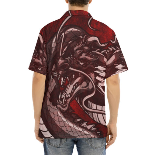 Vintage Asian Dragon Hawaiian Shirt - Image 4