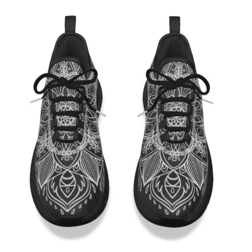 White Mandala Sports Shoes - Image 4