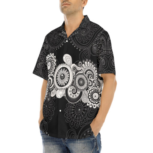 Paisley Henna Mehndi Hawaiian Shirt - Image 3