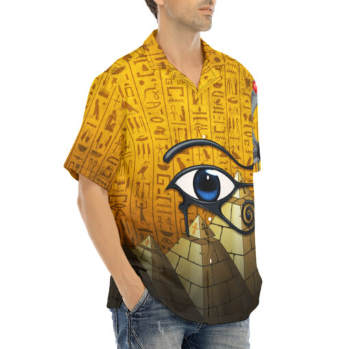 Ancient Pyramid Eye of Horus Hawaiian Shirt - Image 2