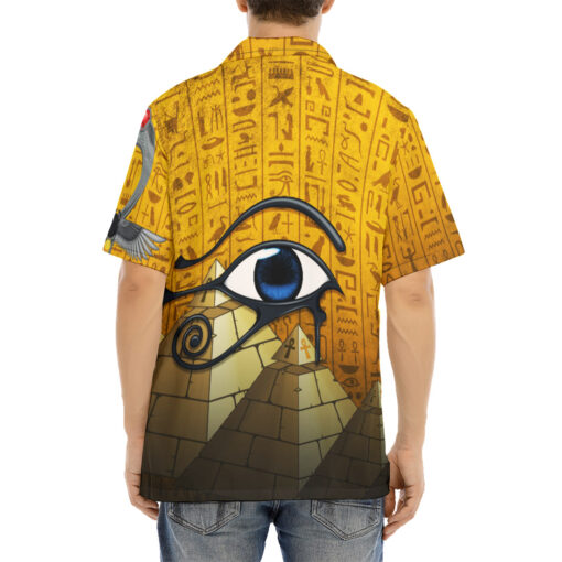 Ancient Pyramid Eye of Horus Hawaiian Shirt - Image 4